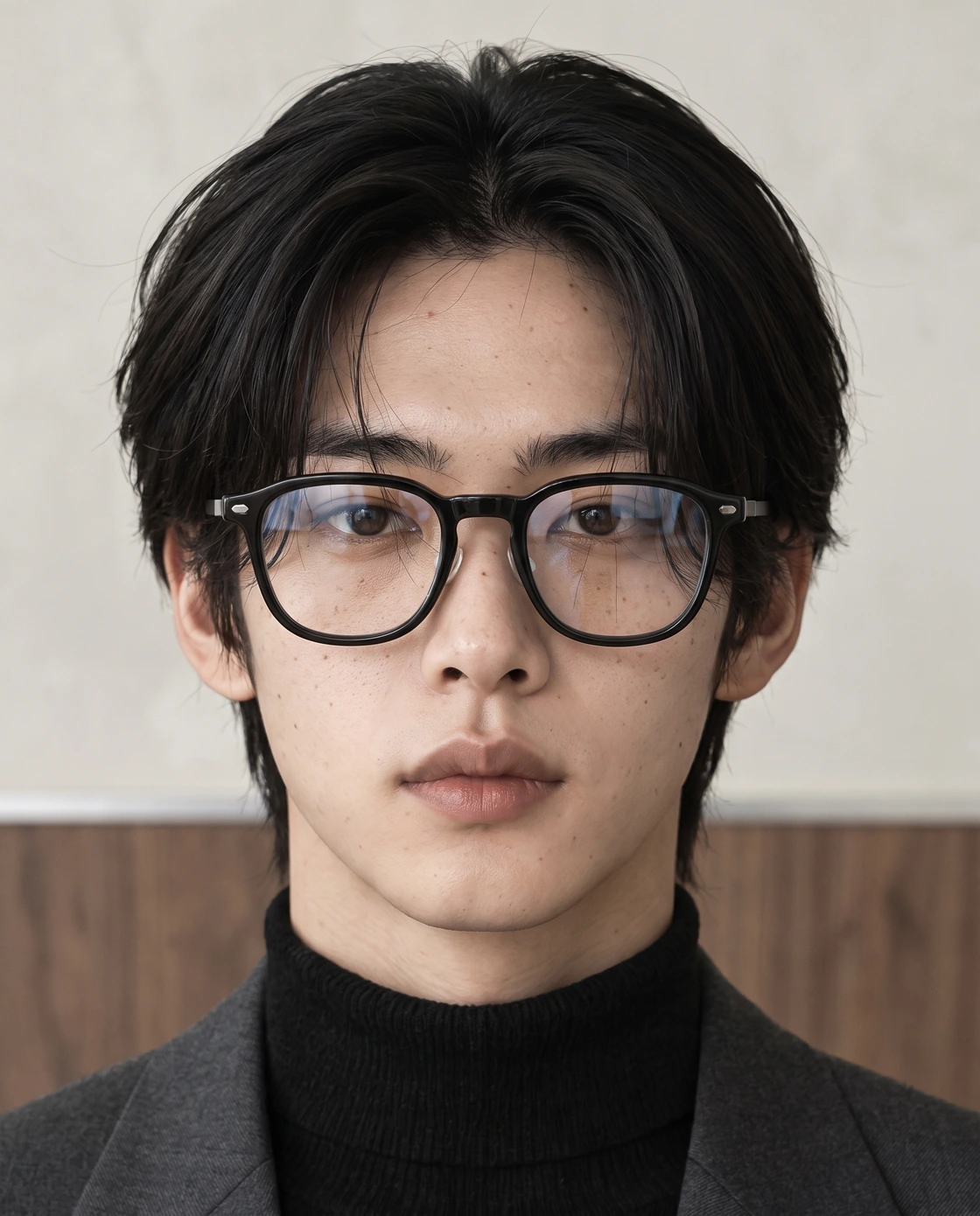 CUBE Black wearing portrait